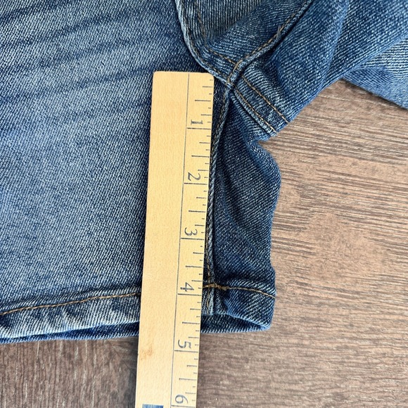 So High Rise Denim Vintage Stretch Mom Shorts Size 5 - Picture 6 of 9